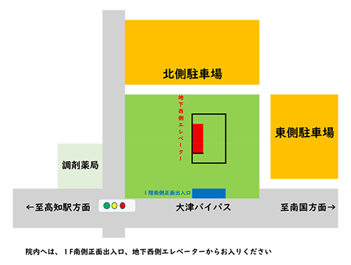 病院入口図